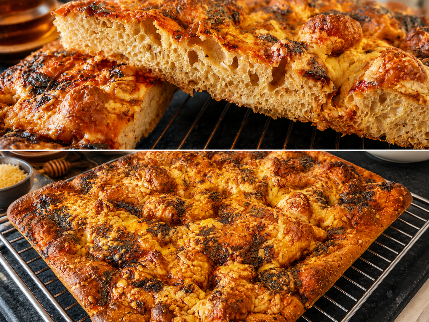 Hot Honey Focaccia 