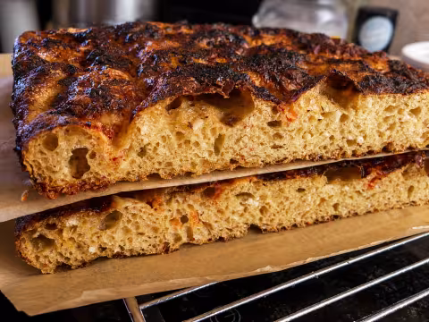 Half tray focaccia 