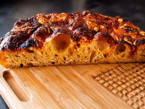 Focaccia slice
